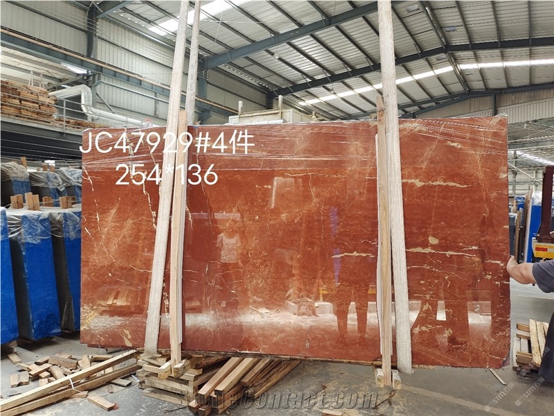Rosso Alicante Alicante Red Rojo Marble Slab Tile