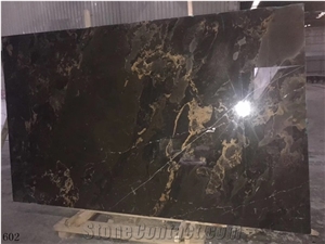 Turkey Venus Black Marble Large Size Slabs For Living Room