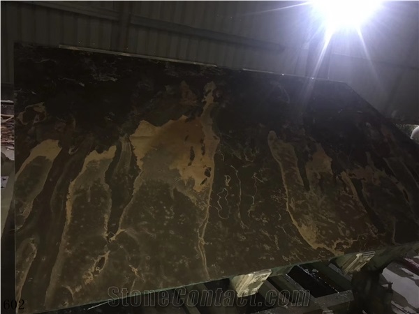 Turkey Venus Black Marble Large Size Slabs For Living Room