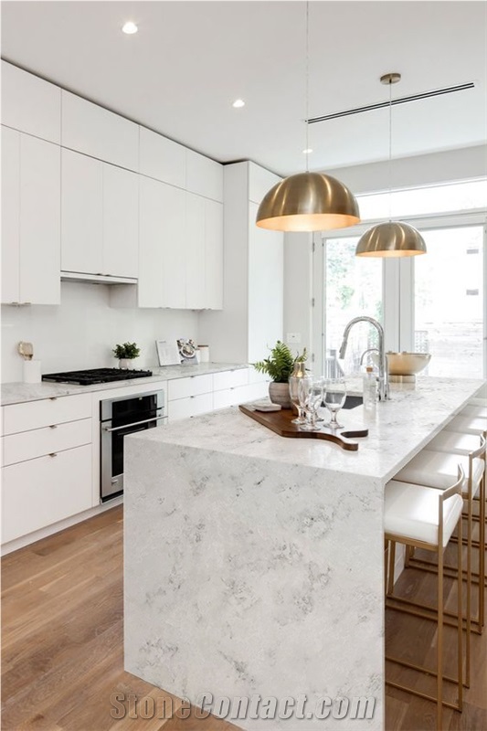 6022 Concrete Onyx Slabs For Bathroom Wall