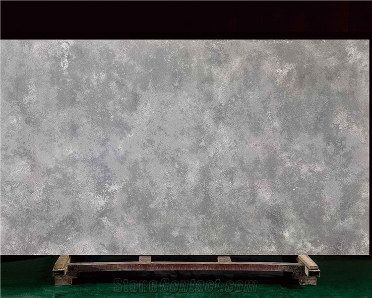 6024 Misty Quartz Slabs For Kithchen Tops