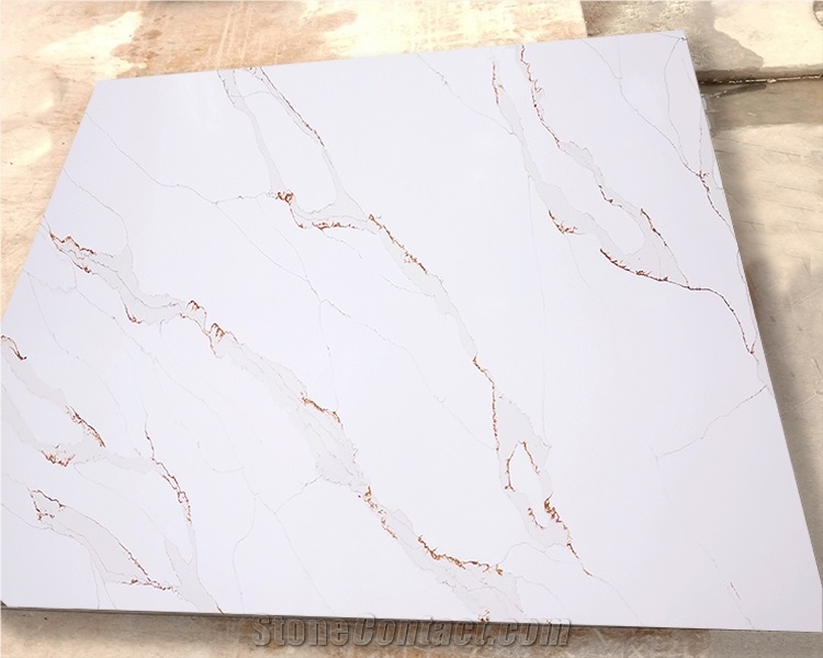 Engineered Stone 5054 Sandro Quartz Slabs For Countertops