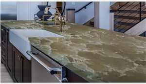 GOLDTOP OEM/ODM Marble Series Brighton Quartz Slabs