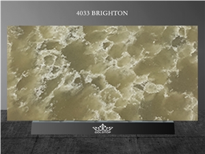 GOLDTOP OEM/ODM Marble Series Brighton Quartz Slabs