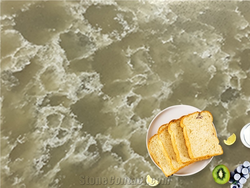 GOLDTOP OEM/ODM Marble Series Brighton Quartz Slabs