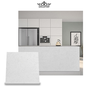 GOLDTOP OEM/ODM Marble Series Coarse Carrara Quartz Slabs