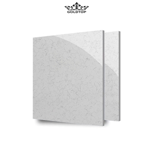 GOLDTOP OEM/ODM Marble Series Coarse Carrara Quartz Slabs
