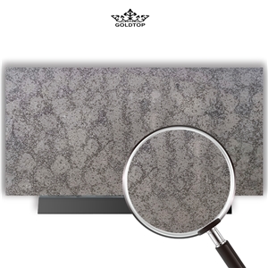 GOLDTOP OEM/ODM Marble Series Desert Grey Quartz Slabs