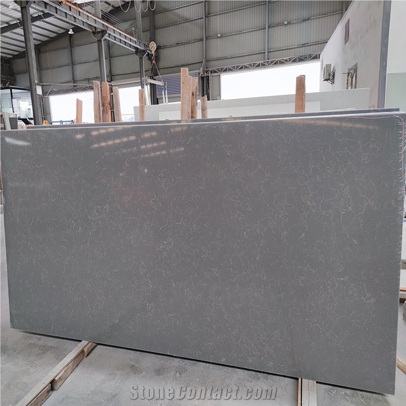GOLDTOP OEM/ODM Marble Series Haldi Quartz Slabs