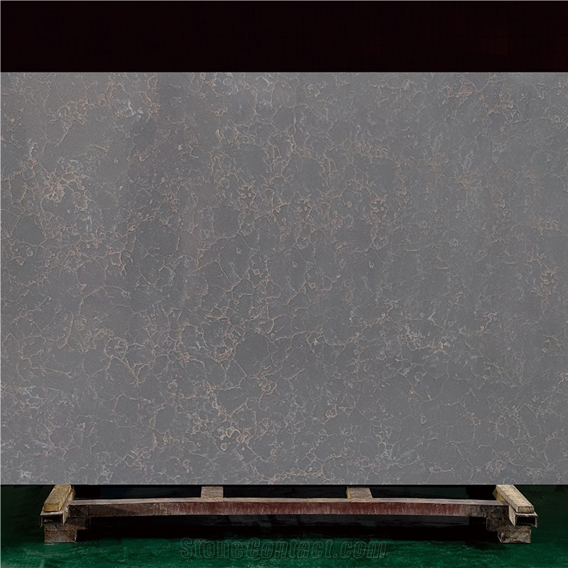 GOLDTOP OEM/ODM Marble Series Haldi Quartz Slabs