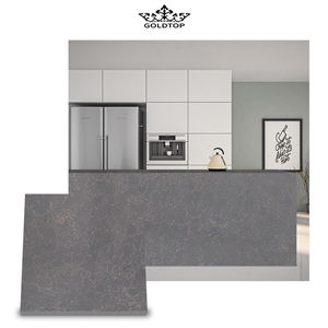 GOLDTOP OEM/ODM Marble Series Haldi Quartz Slabs