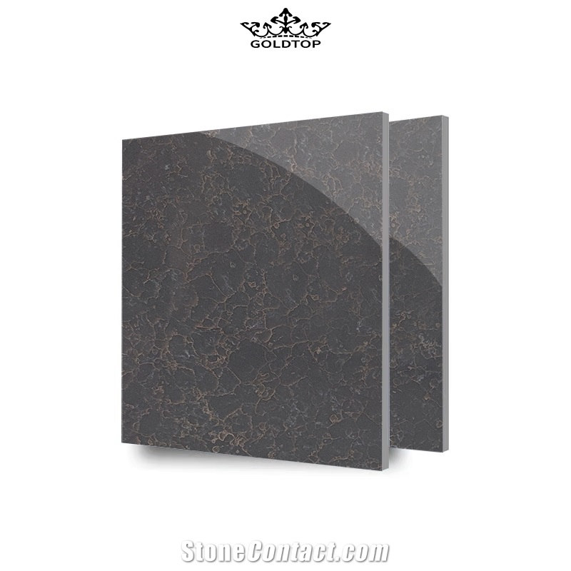 GOLDTOP OEM/ODM Marble Series Haldi Quartz Slabs