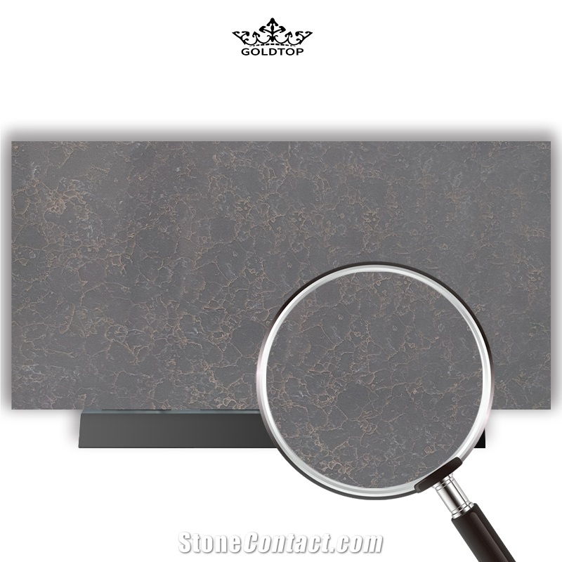 GOLDTOP OEM/ODM Marble Series Haldi Quartz Slabs