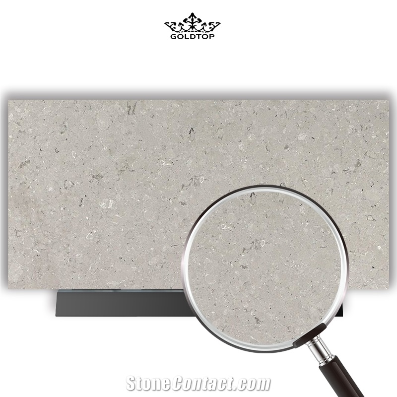GOLDTOP OEM/ODM Marble Series Pietra Grey Quartz Slabs