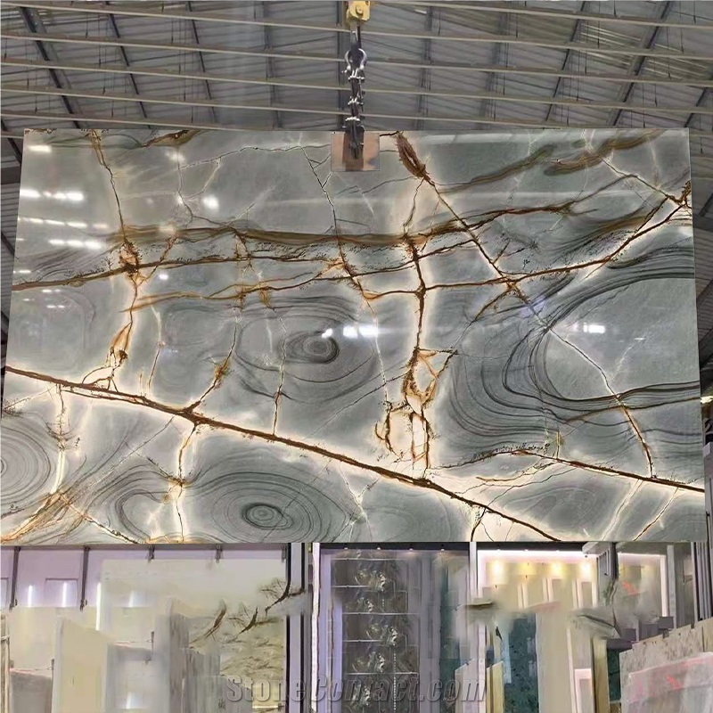 Blue Roma Natural Wall/Floor Tiles Luxury Slabs Quartzite