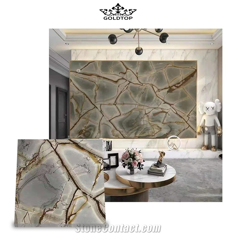 Blue Roma Natural Wall/Floor Tiles Luxury Slabs Quartzite