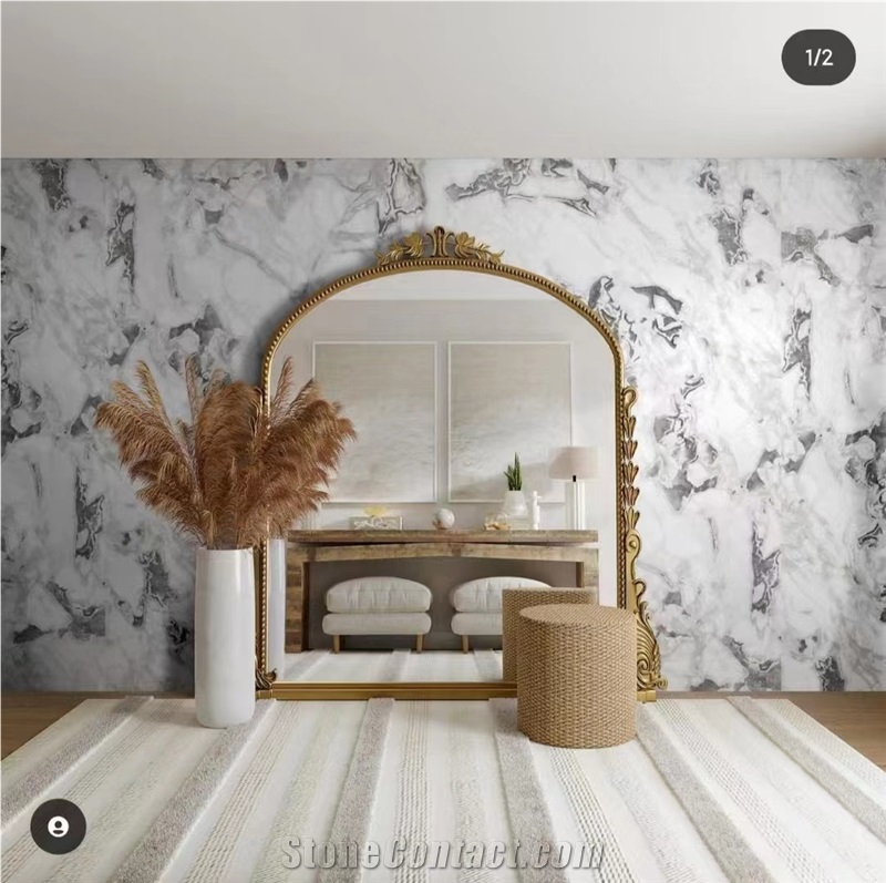 Factory Price White Marble Slabs For Bathroom