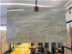GOLDTOP OEM/ODM Brazilian Calacatta White Quarzite Slabs