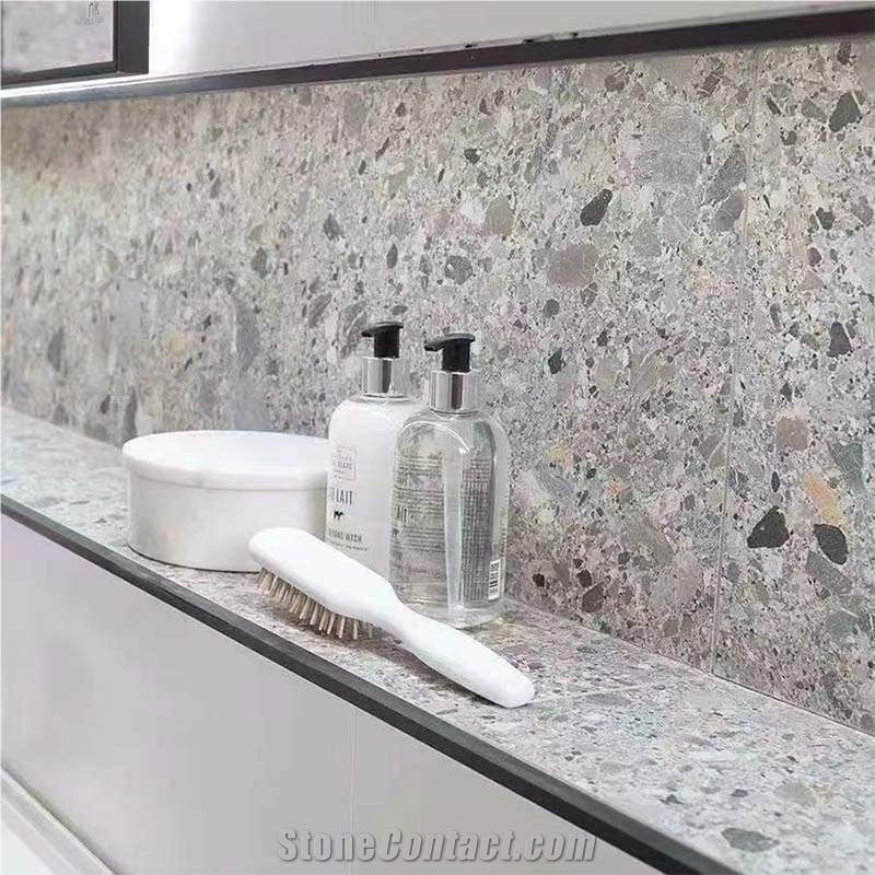 GOLDTOP OEM/ODM Fossil Grey Marble Slabs
