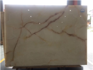 GOLDTOP OEM/ODM Marmer Snow White Onyx Polished Tiles