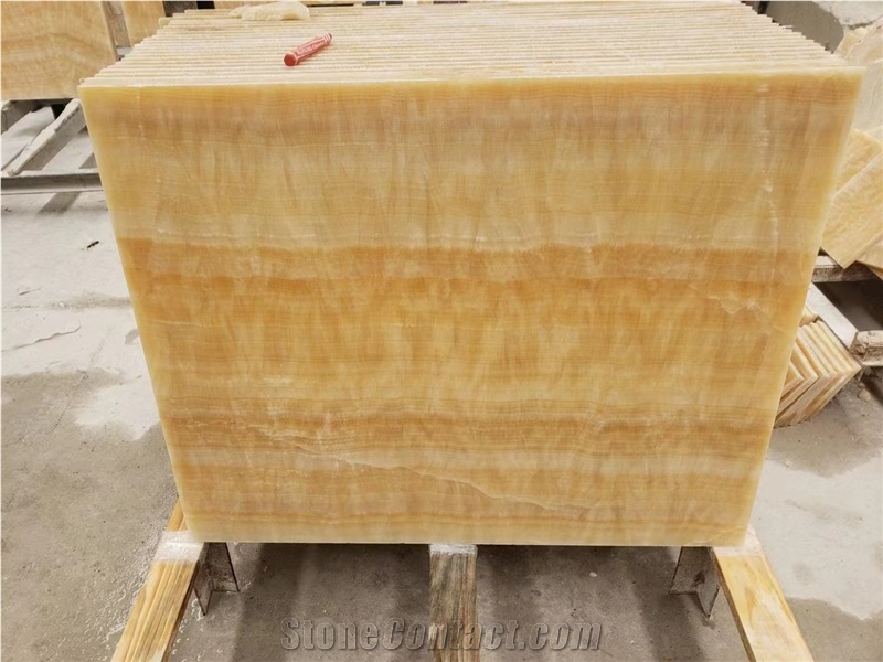 Luxury Honey Yellow Onice Natural Slabs & Tiles Onyx Stone