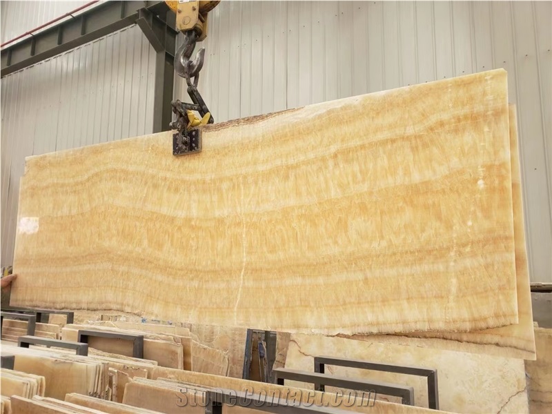 Luxury Honey Yellow Onice Natural Slabs & Tiles Onyx Stone