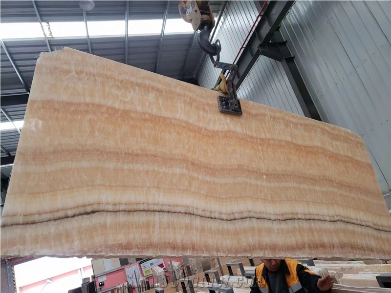 Luxury Honey Yellow Onice Natural Slabs & Tiles Onyx Stone