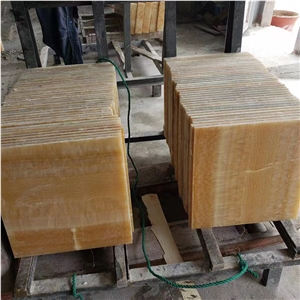Luxury Honey Yellow Onice Natural Slabs & Tiles Onyx Stone