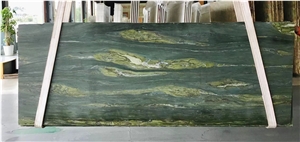 Luxury Natural Slabs Avocado Green Wall/Floor Tiles Stone