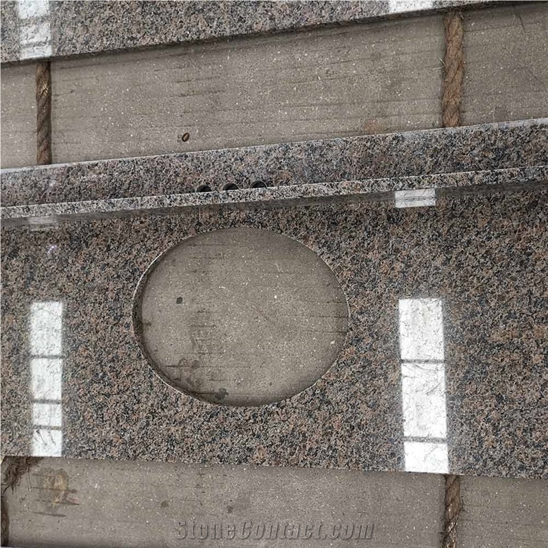 Nice Brown Island Sino Caledonia Granite Countertops