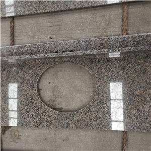Nice Brown Island Sino Caledonia Granite Countertops