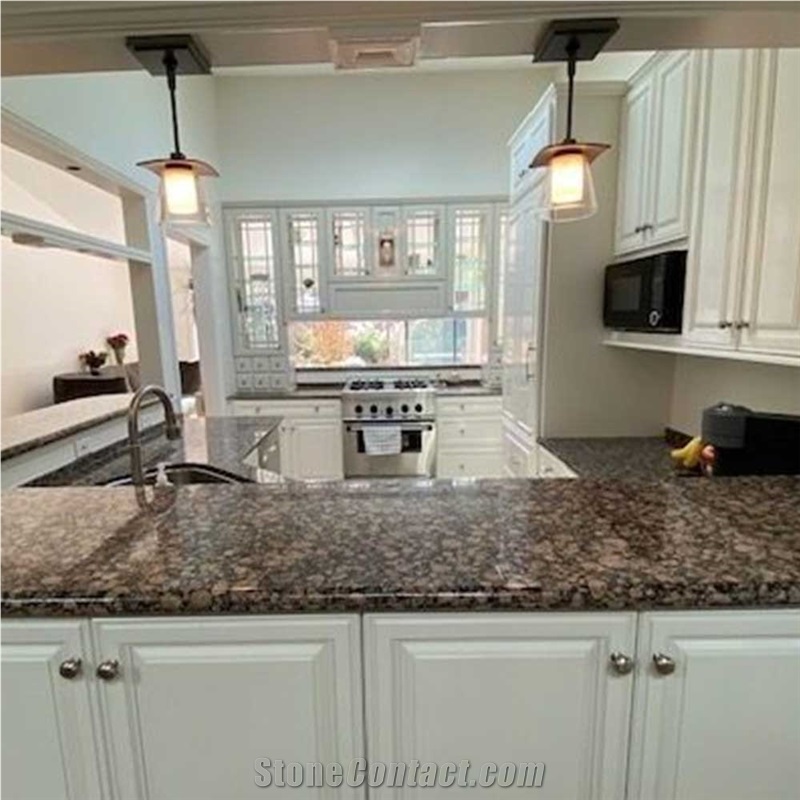 Nice Brown Island Sino Caledonia Granite Countertops