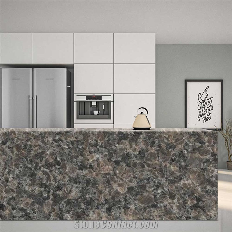 Nice Brown Island Sino Caledonia Granite Countertops