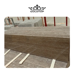 Nice Pattern Coffee Wood Marble Tiles For Wall&Floor