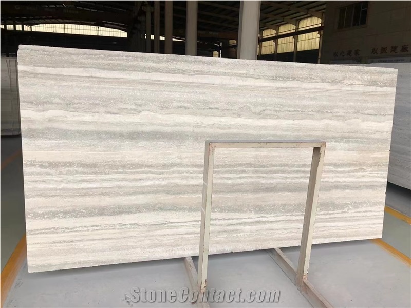 Polished High Quality Crema Toscana Travertine Slabs/Tiles