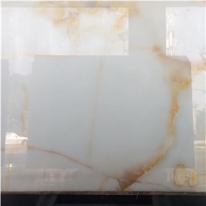 Superior Quality Natural Onyx Snow White Onyx Slabs