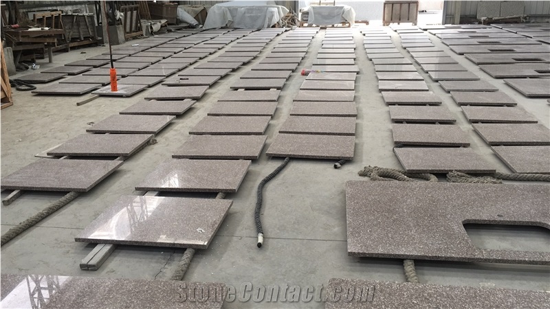 Vantage Pattern Red Granite G648 Zhengpu Red Kitchen Countertops