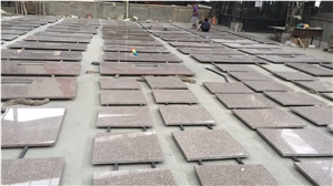 Vantage Pattern Red Granite G648 Zhengpu Red Kitchen Countertops