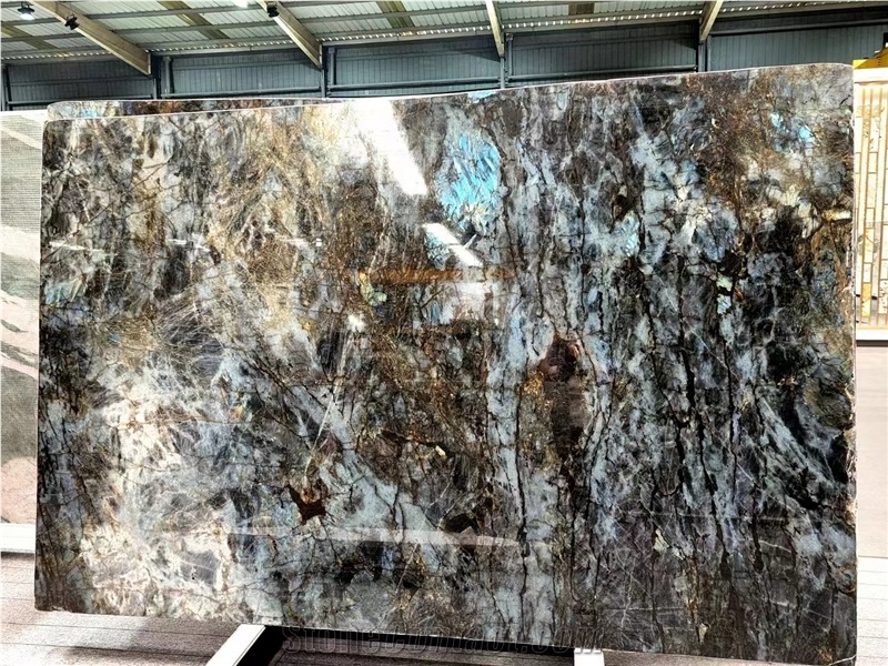 Bleue Lemur Granite Slab