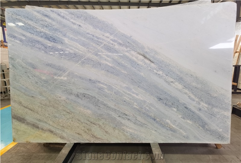 Brazil Calcite Azul Extra Blue Marble Slab