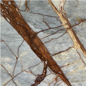 Deep River Grey Marble Slab