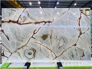 Imperial Blue Roman Quartzite Slab