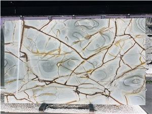 Luxury Deep Blue Quartzite Slab