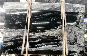 Titanium Black Granite Slab