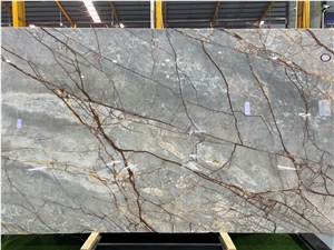 Turkey River Grey Marble Slab
