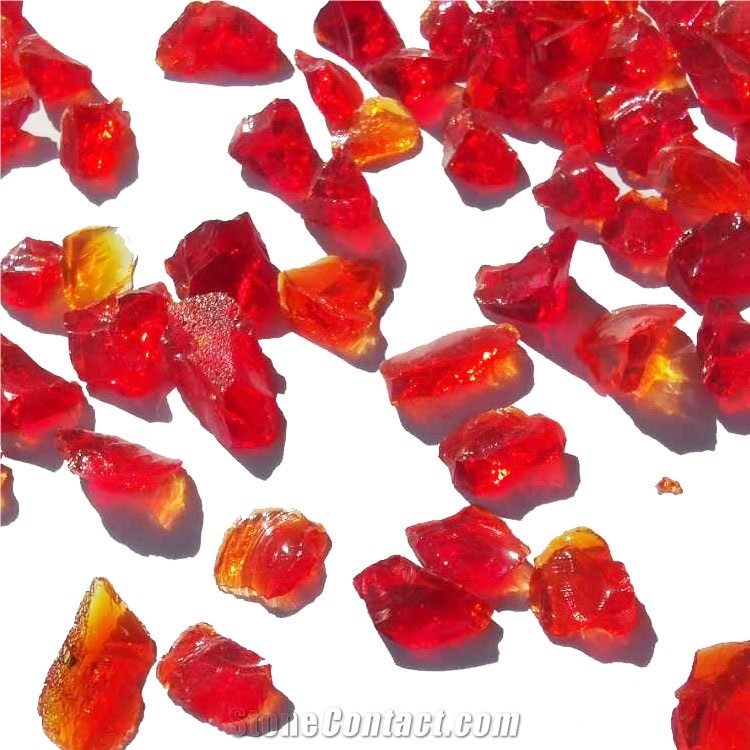 Glass Block Stone For Decoration The Garden