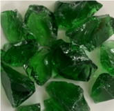 Glass Stone Block Green Color