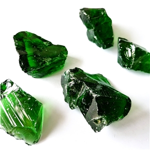 Glass Stone Block Green Color