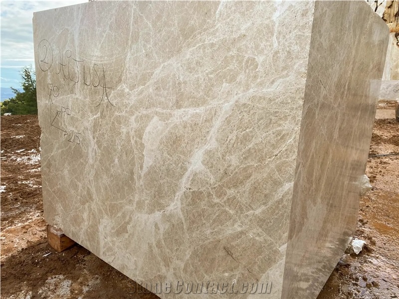 Patara Light Emperador Marble Blocks