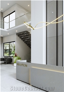 LC-312 Sparkling Grey Vietnam Quartz Artificial Stone